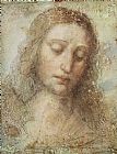Leonardo da Vinci Head of Christ painting